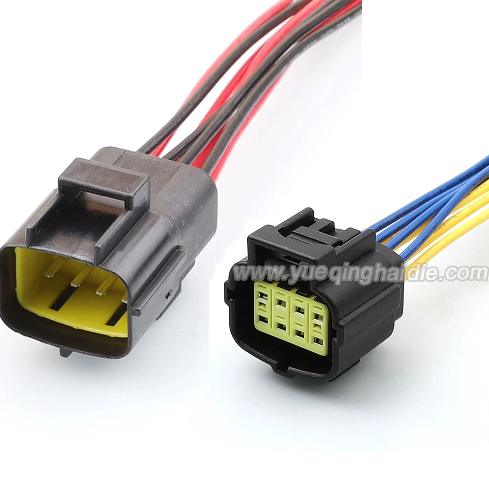8-PIN Connector Waterproof 1.8mm Male Female Connectors Cable Socket With Wires 174984-2 174982-2