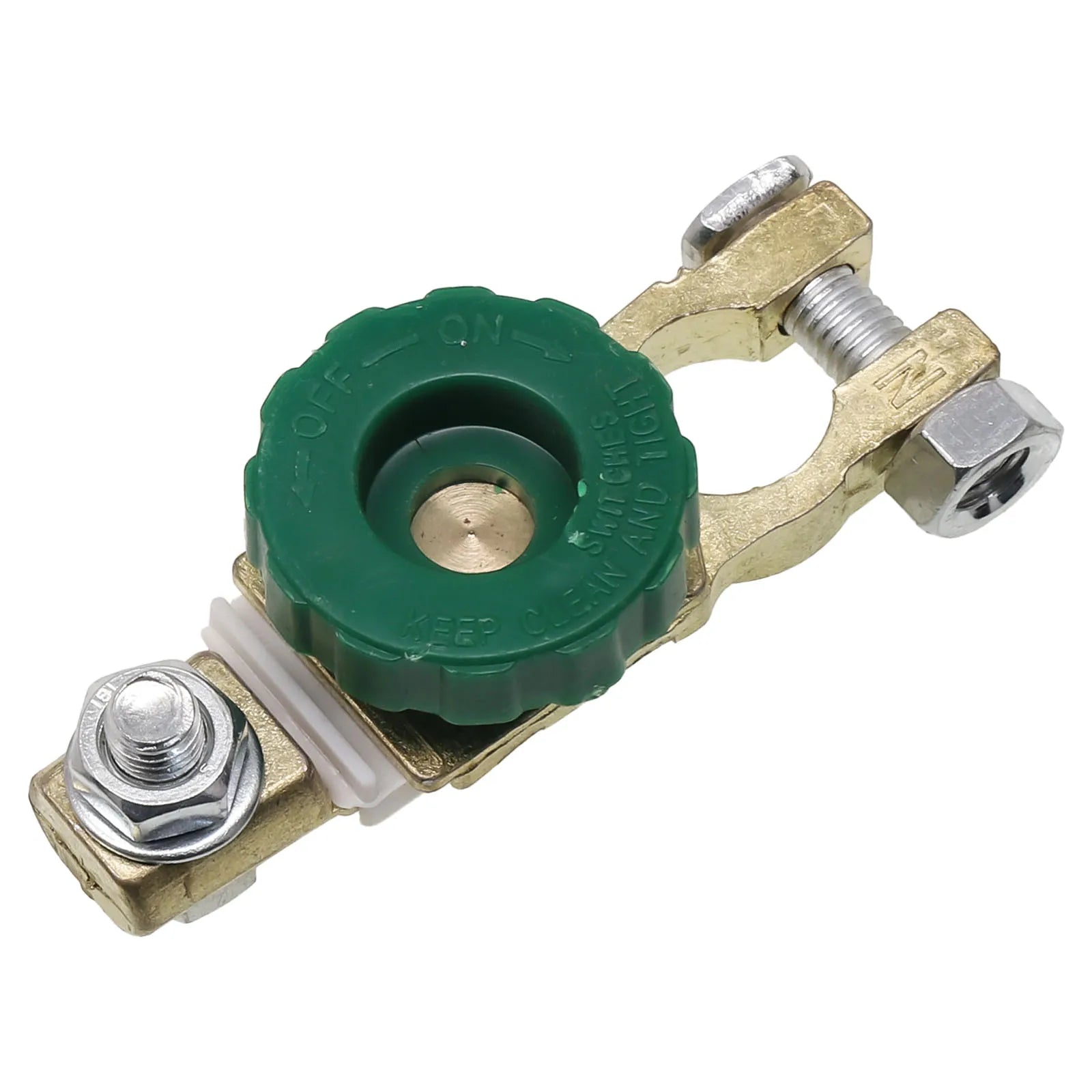 Auto Battery Terminals Quick Disconnect Isolator Cut Off Switch Auto Cables Connectors Wire Fits Standard Negative Terminal