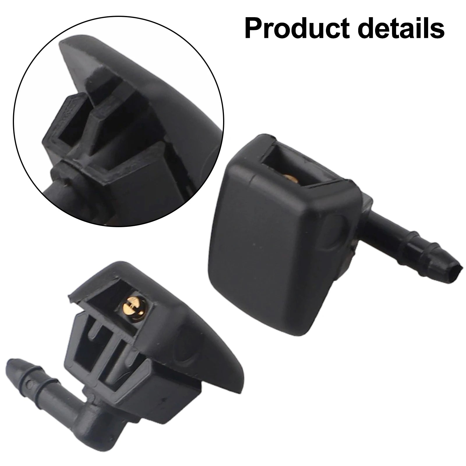 2pcs Car Front Windscreen Washer Nozzle 735277664 6438J0 For Fiat For Fiorino For Punto Windshield Wiper Nozzle Jet Sprayer Kits