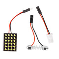 T10 5050 3030 LED Interior Panel Car White Light Reading Lamp Universal Car Trunk Roof Dome Bulb 48 24 12 SMD Lights 12V