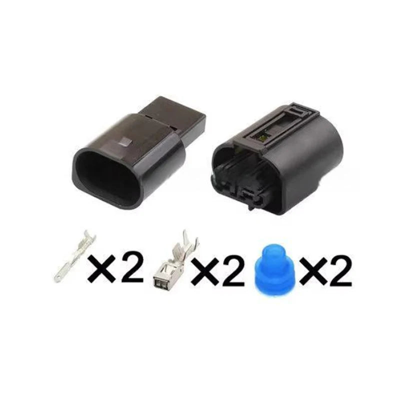 1-968643-1 suitable for BMW snail electric horn connector 1-968642-1 Wire harness plug DJ7026-3.5-11/21