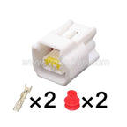 2PIN Connector Waterproof 2.3mm Series Male Female Connectors Wiring Harness  Cable Socket For Ford Focus FW-C-2M-B FW-C-2F-B