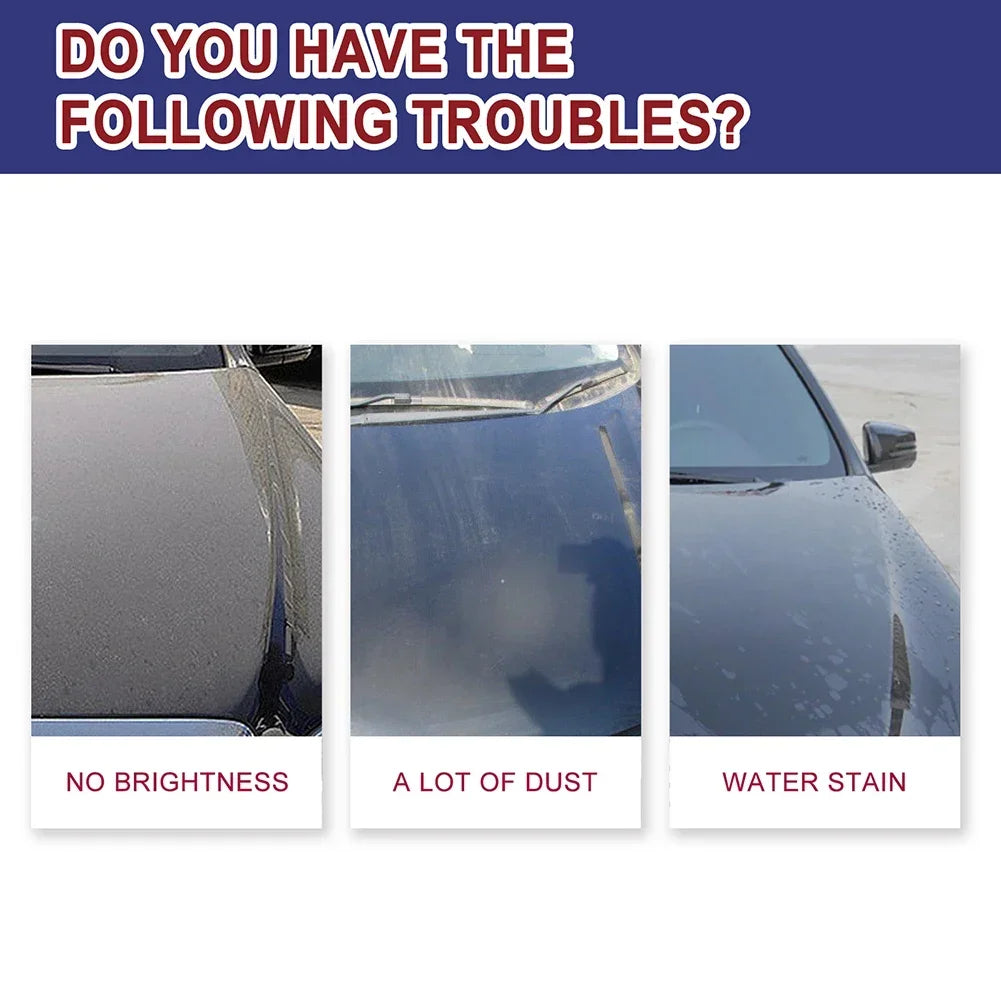 5PC Coating Renewal Agent 3 In 1 Ceramic Car Coating Spray Plastic Parts Refurbish Agent Fast-Acting Spray Waterless Wash amagi