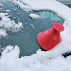 Winter Auto Car Magic Window Windshield Ice Scraper Shaped Convenient and Practical Funnel Snow Remover Deicer Cone Scrapin Amag