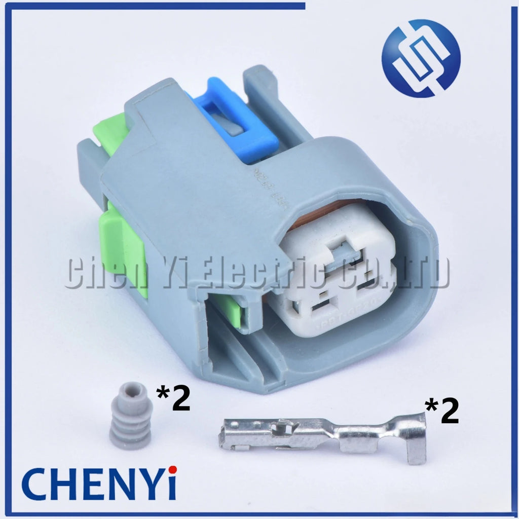 2 Pin 1.5mm female Auto Fuel Line Quick Injector Connector Wire harness plug Socket 15419715 15423278 15423276 For EV6 USCAR