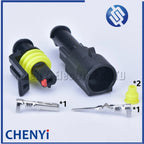 5 Sets 1 pin Sealed Electrical Wire automotive Connector Male or Female car Waterproof Plug kit 282079-1 282103-1