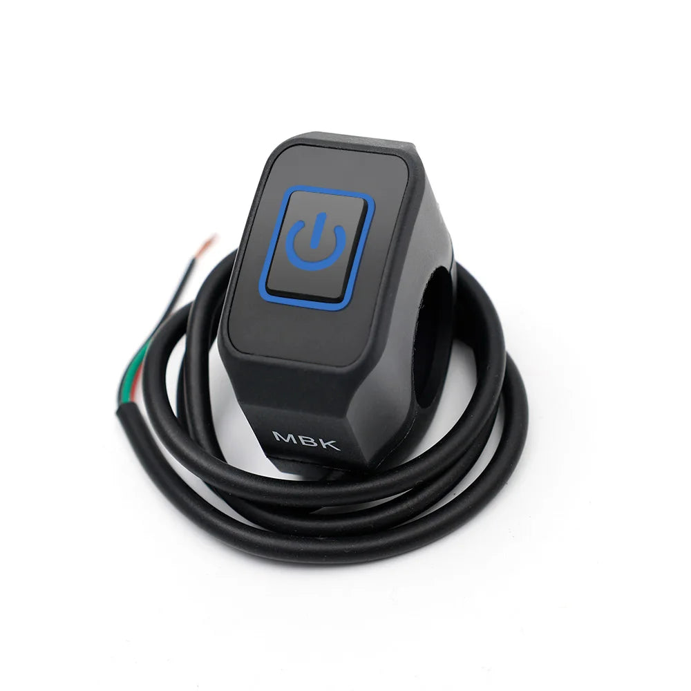 Motorcycle Switch ON/OFF Handlebar Flashing Headlight Horn Control Button 12V Button Connector Handlebar Switch