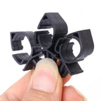 100pc Car Wiring Harness Fastener Route Fixed Retainer Clip Corrugated Pipe Tie Wrap Cable Clamp Oil Pipe Beam Line Hose Bracket