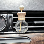 1PCS Car Hanging Glass Bottle Air Freshener Empty Bottle Aromatherapy Pendant Diffuser Car Decoration Aromatherapy Ornament