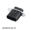 DJ7062YA-0.6-10/21 Car electric air conditioning pump 6-hole plug connector reverse probe connector