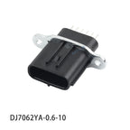 DJ7062YA-0.6-10/21 Car electric air conditioning pump 6-hole plug connector reverse probe connector
