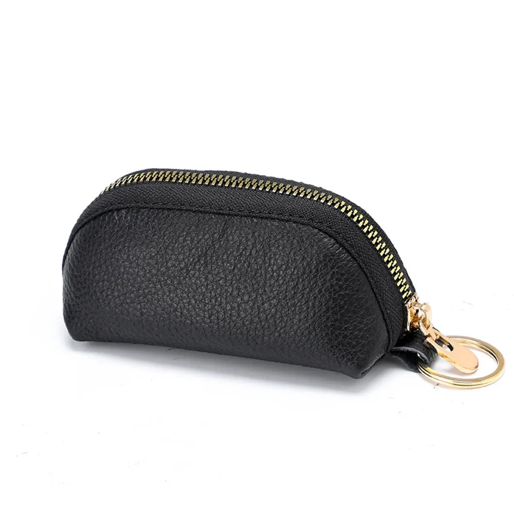 Car Leather Key Holder Minimalist Keychain Case Wallet Key Storage Case Protector Large-capacity Multifunctional Key Pouch Amagi