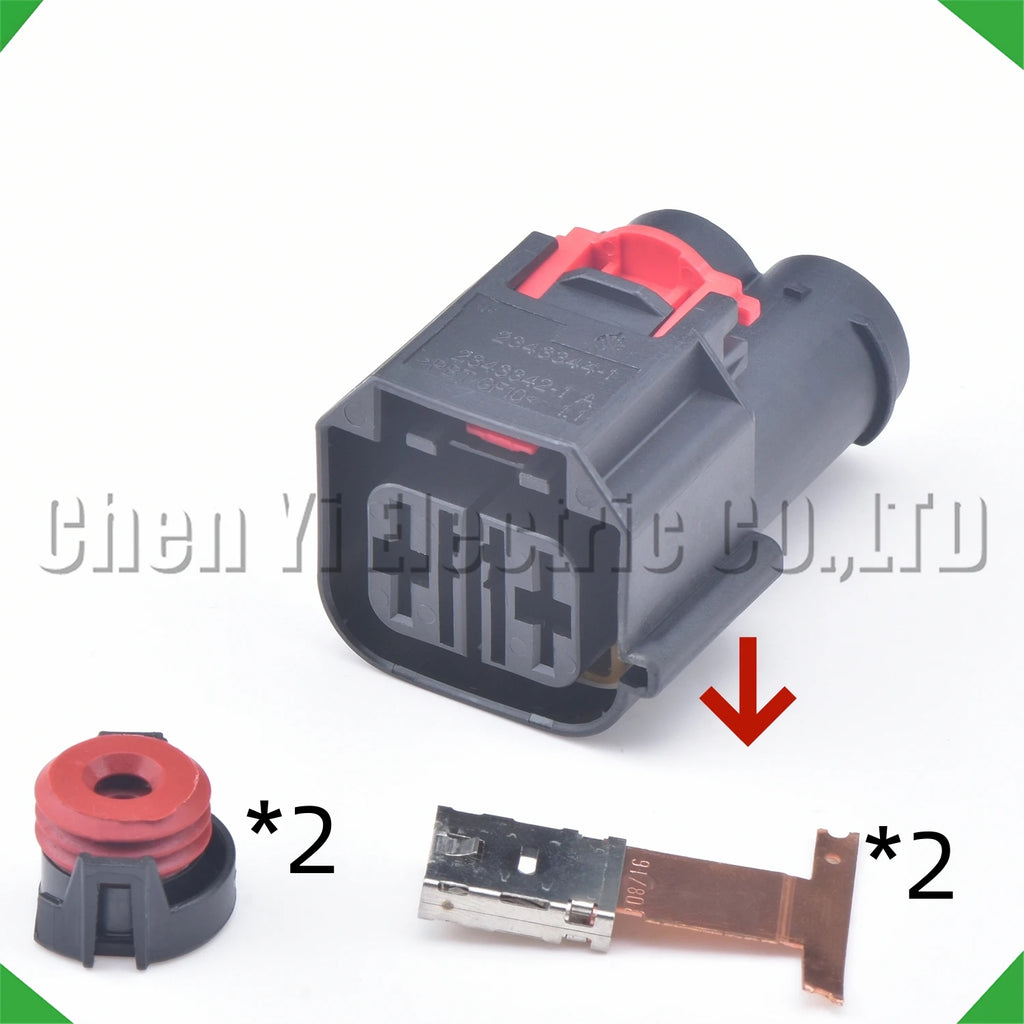 2-Pin Connector waterproof connector steering 2291383-1 2343342-1 2343342-2 Benz Bmw
