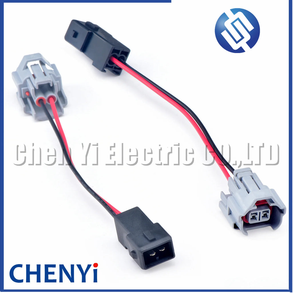 1 Pcs Fuel injector Adapters Harness Connector For Denso to EV1 Jetronic Male Female convert Wired Adapters Harness Wiring
