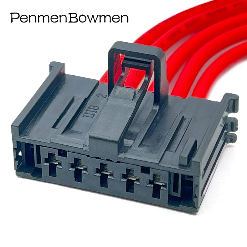 1 Set 5 Pin Car Box Heater Blower Motor Fan Resistor Housing Sheath Electrical Cable Connector Female Wire Harness Plug 95508692