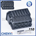 1 Set 10 Pin 2.8 Series female Automobile Unsealed Connetor 1418994-1 With Terminals The truck Wiring Socket Auto Parts plug