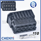 1 Set 10 Pin 2.8 Series female Automobile Unsealed Connetor 1418994-1 With Terminals The truck Wiring Socket Auto Parts plug