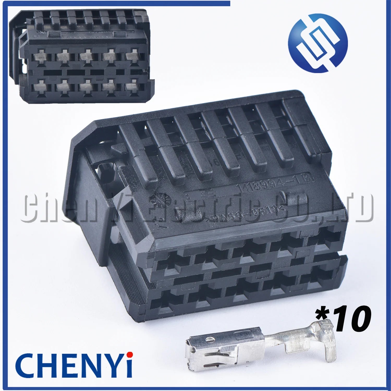 1 Set 10 Pin 2.8 Series female Automobile Unsealed Connetor 1418994-1 With Terminals The truck Wiring Socket Auto Parts plug