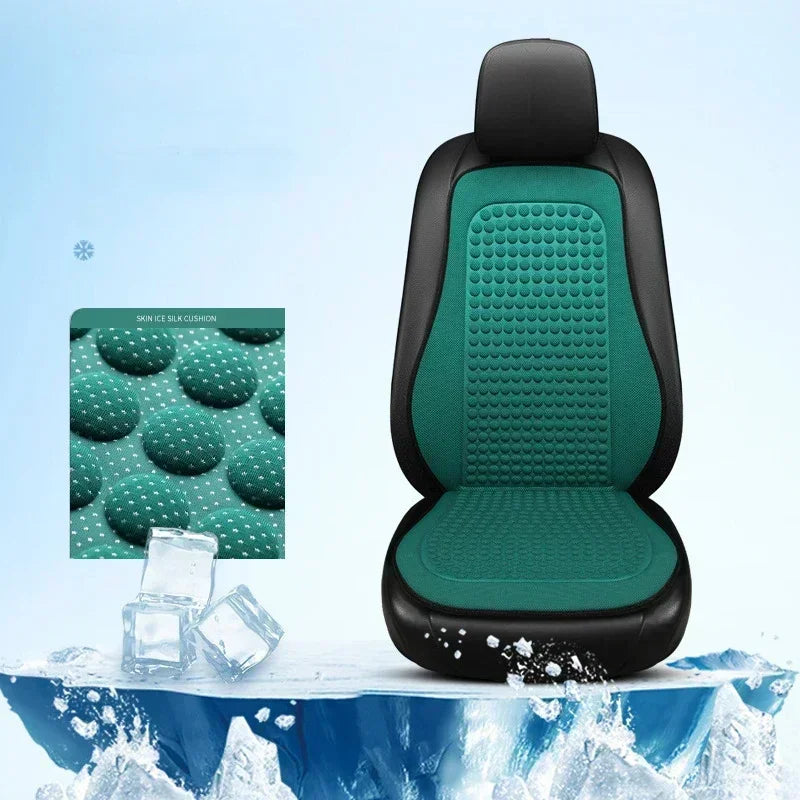 Winter Car Seat Cushion Short Plush Seat Protector Pad with Non-Slip Backing Flocking Cloth Cover Universal Front Covers Amagi