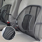 Car Seat Office Chair Massage Back Lumbar Support Mesh Ventilate Cushion Pad Black Mesh Back Lumbar Cushion for Car Driver Amagi