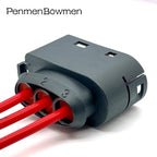 1 Set 3 Pin Car Battery Box Electrical Cable Connectors Waterproof Female Wire Harness Plug For Bora Golf Jetta 1J0937773