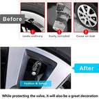 4Pcs Tire Valve Stem Caps, Universal Car Wheel Air Valve Dust Proof Covers for Cars, Trucks, SUVs, Bikes and Motorcycles Amagi