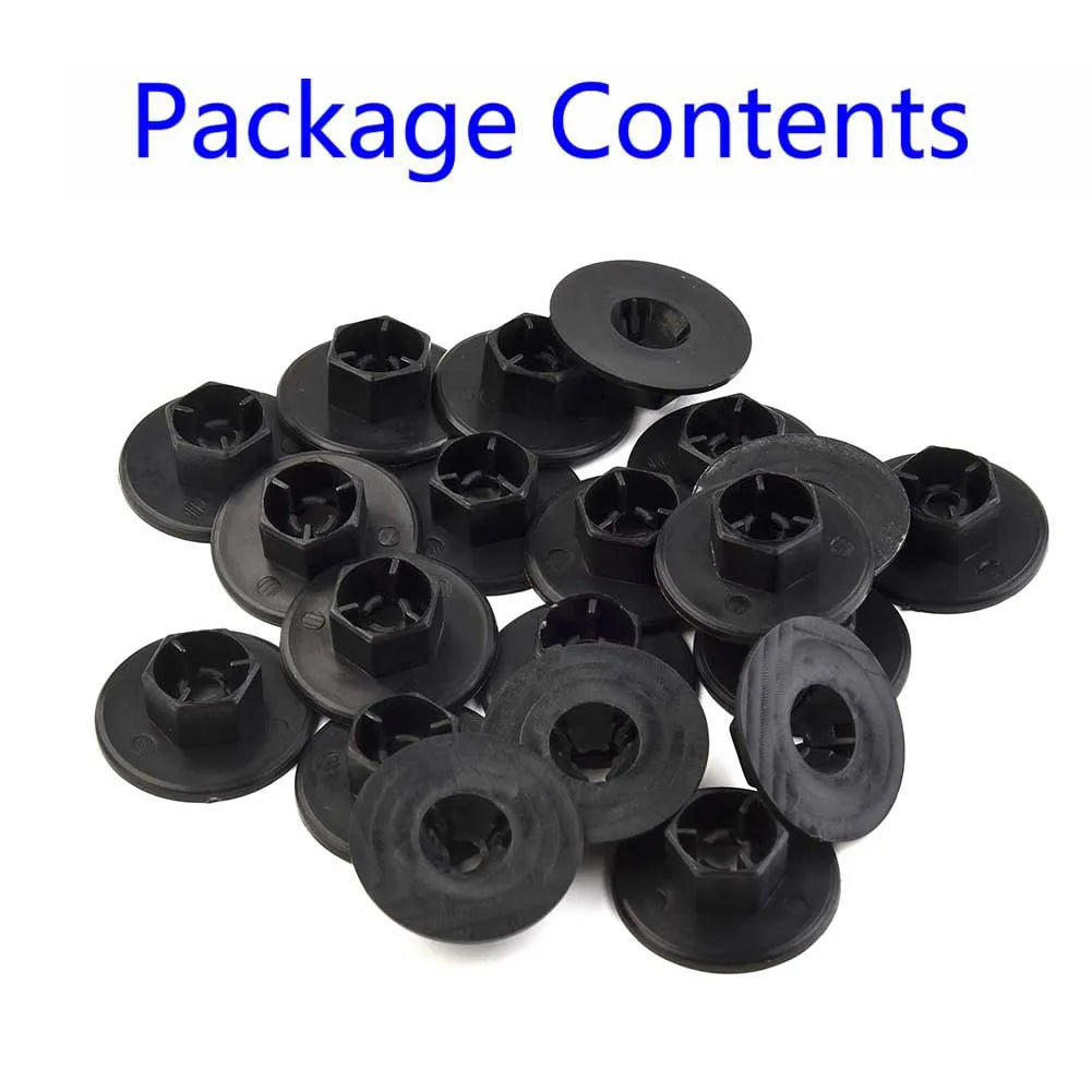 20Pcs Wheelhouse Fender Liner Nut Grommet 84145-26000 For Hyundai For Kia Car Fender Liner Mud Guard Nut Plug
