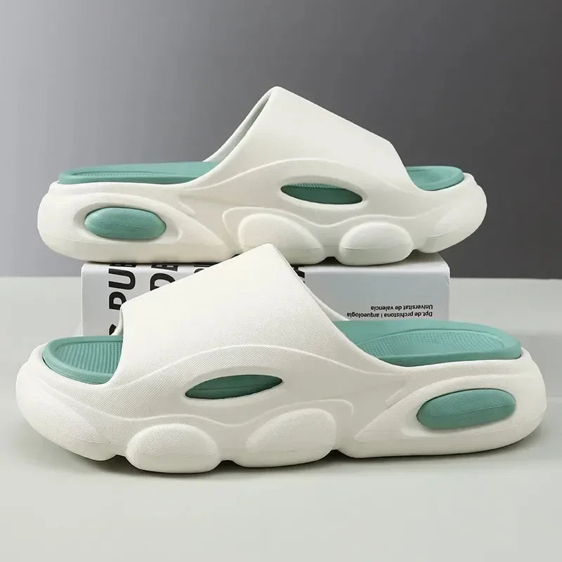 EVA Men's Summer Sandals Fashion Soft Cloud House Platform Slides Unisex Outdoor Non-slip Beach Shoes Men Bathroom Slippers Amag