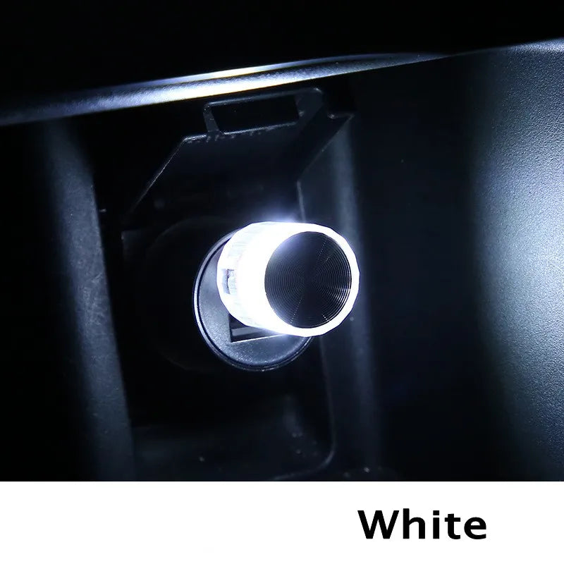 Car USB Ambient Light Mini LED Decorative Atmosphere Lamps for Auto Interior Environment Light Computer Portable Light Plug Play