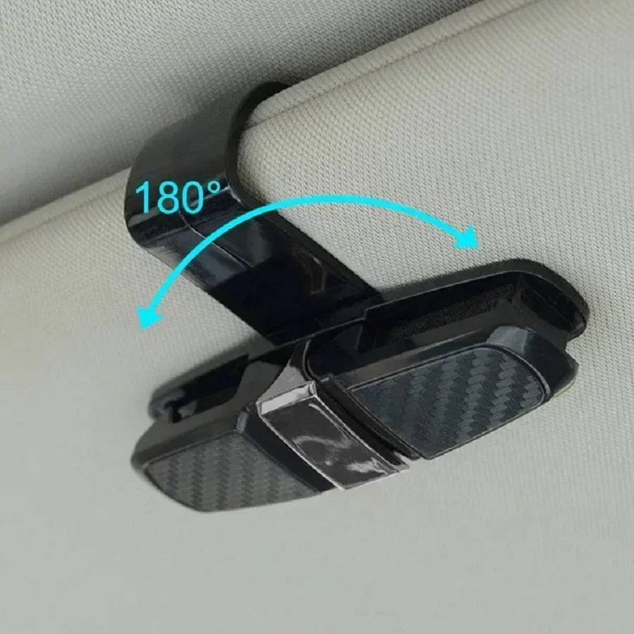 Car Glasses Case Universal Car Sun Visor Glasses Holder Sunglasses Clip Card Ticket Eyeglasses Holder Auto Interior Amagi
