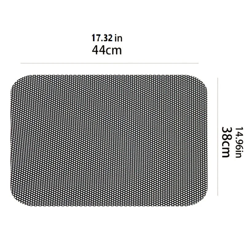 2 Pcs Sun Block Film Anti-UV Car Static Sunshade Stickers Window Glass Sunscreen Curtain Insulation Car Sunroof Solar Film Shade