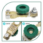 Auto Battery Terminals Quick Disconnect Isolator Cut Off Switch Auto Cables Connectors Wire Fits Standard Negative Terminal