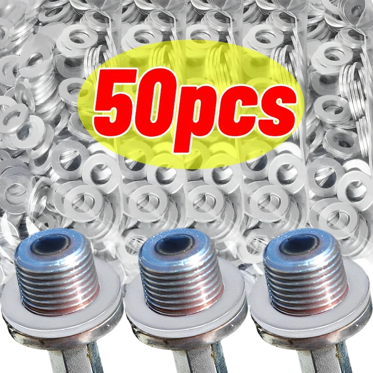 50/10Pcs Oil Drain Plug Crush Washers Gaskets 14mm for Honda Accord Civic CRV CRZ HRV Pilot Acura 9410914000 94109-14000