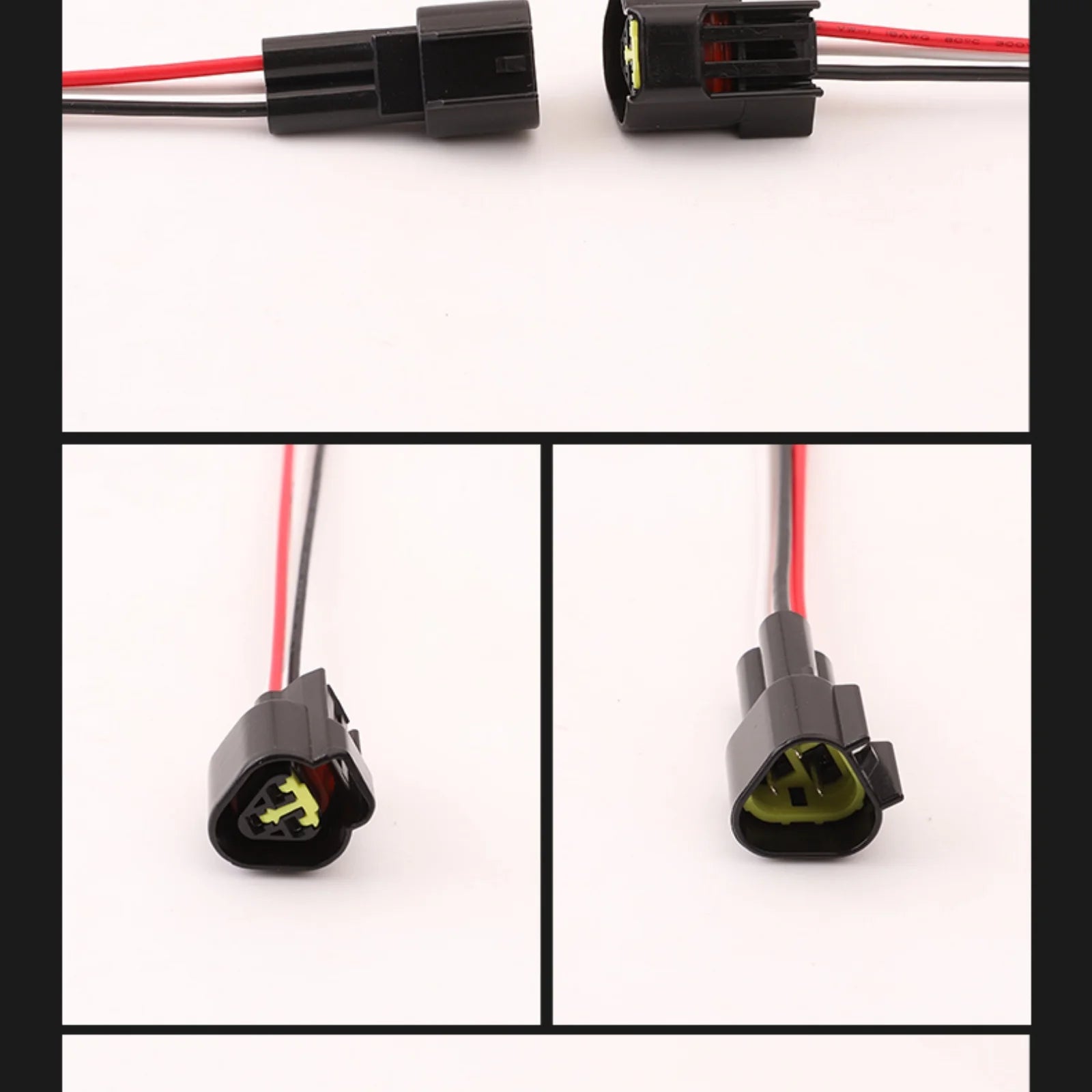 3 PIN 2.3mm Furukawa Black Auto Male Female Car Waterproof Connector Wire Harness Switch plug FW-C-3M-B FW-C-3F-B