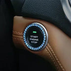 Car Bling One-Click Start Stop Engine Ignition Ring Sticker Crystal Rhinestone Circle Decor Accessories amagi