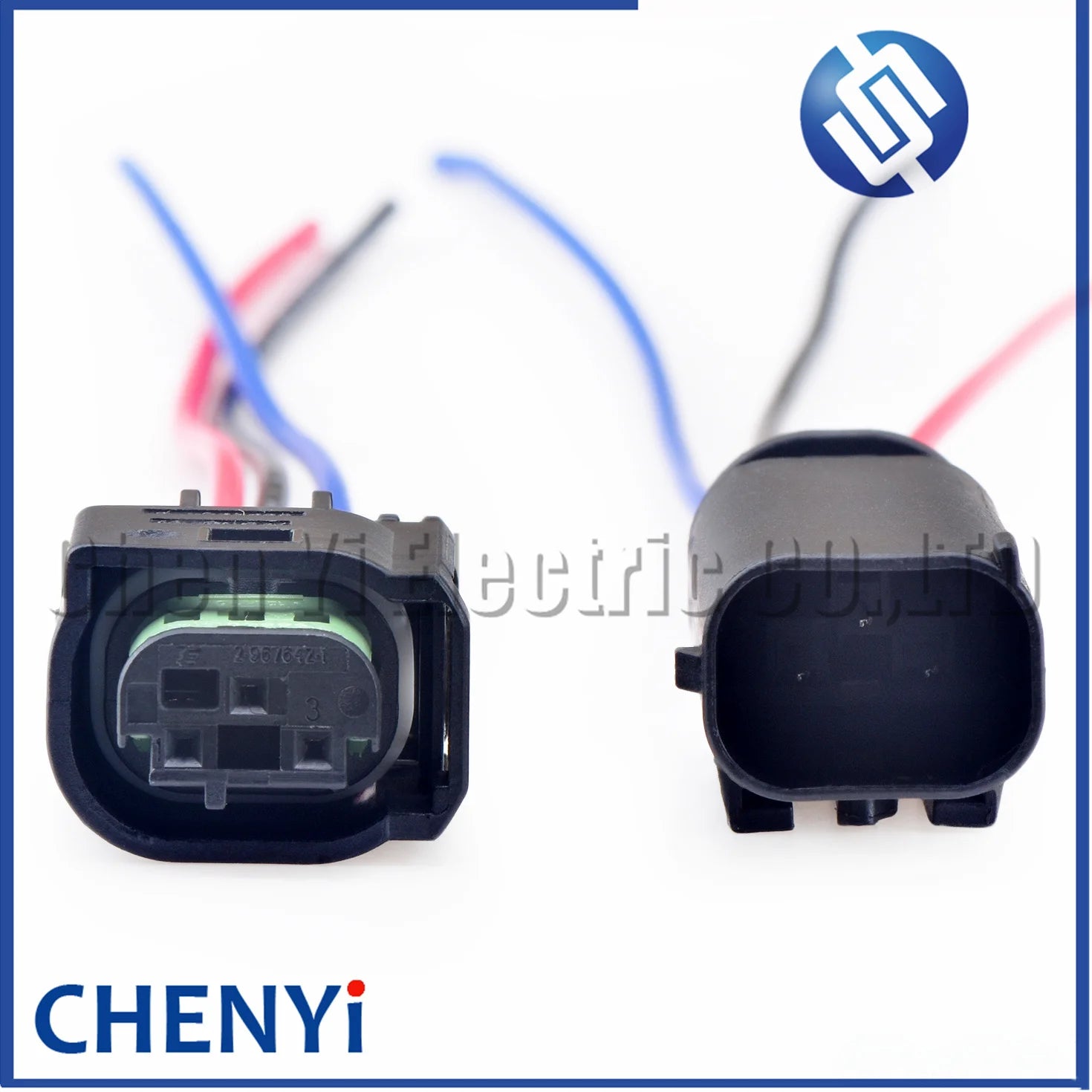 3 Pin Auto Reverse radar sensor Connector Fuel pressure sensor Water temperature sensor plug 1-967642-1 1-967082-1