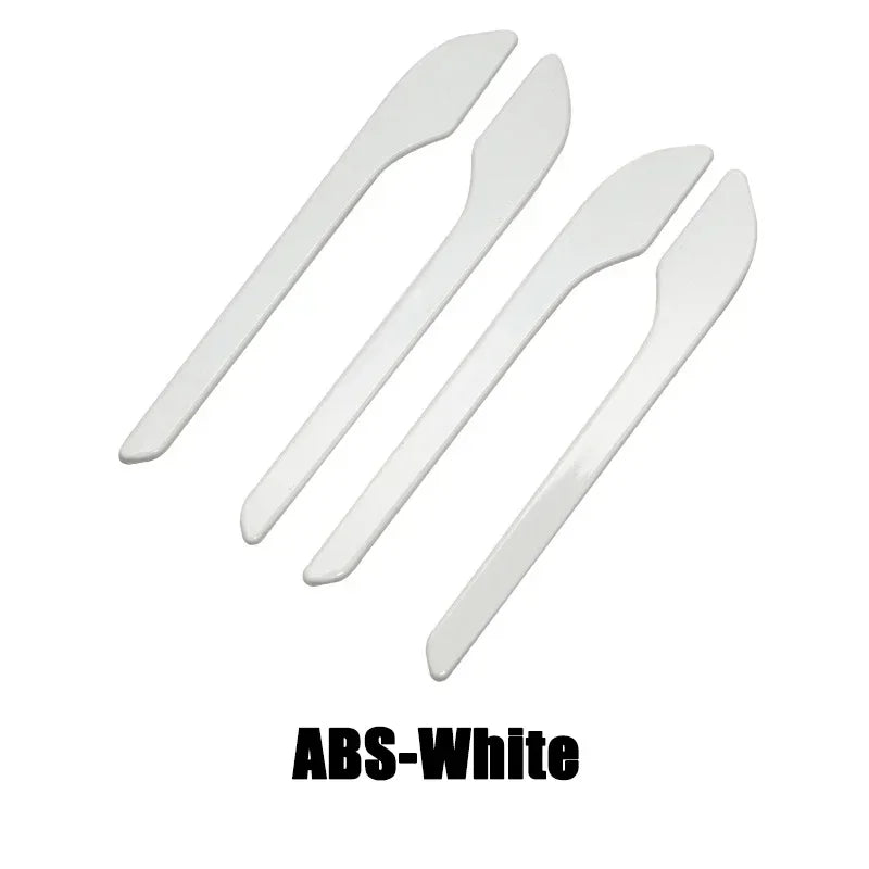 Anti-scratch 4Pcs/Set ABS Protector Sticker For Tesla Model 3 Y 2021 Decorative Stickers Car Door Handle Wrap Cover Amagi
