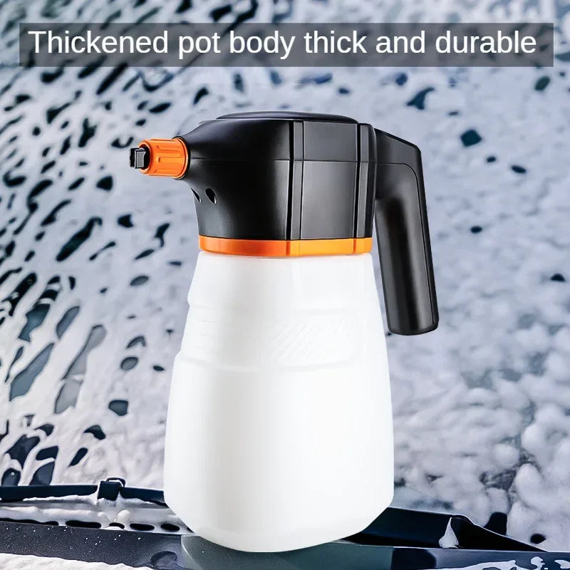 DIY Electric Foam Sprayer Foaming Pump Sprayer USB Rechargeable Lithium Auto Wash Battery Cleaning Tool Auto Accessories Amagi