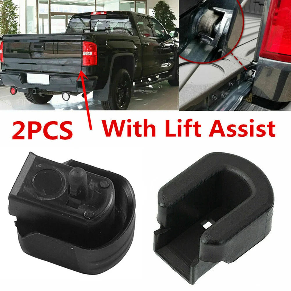 2Pcs Car Rear Right Side Black Tailgate Lift Assist Bushing For Sierra For Silverado 2014-2020 Rear Tailgate Lift Assist Bushing