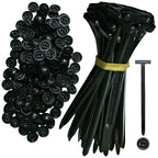 Nylon Universal Cable Tie Buckle With Round Head Tie Car Plastic Rivets Fasteners for Car Daily Repair Amagi
