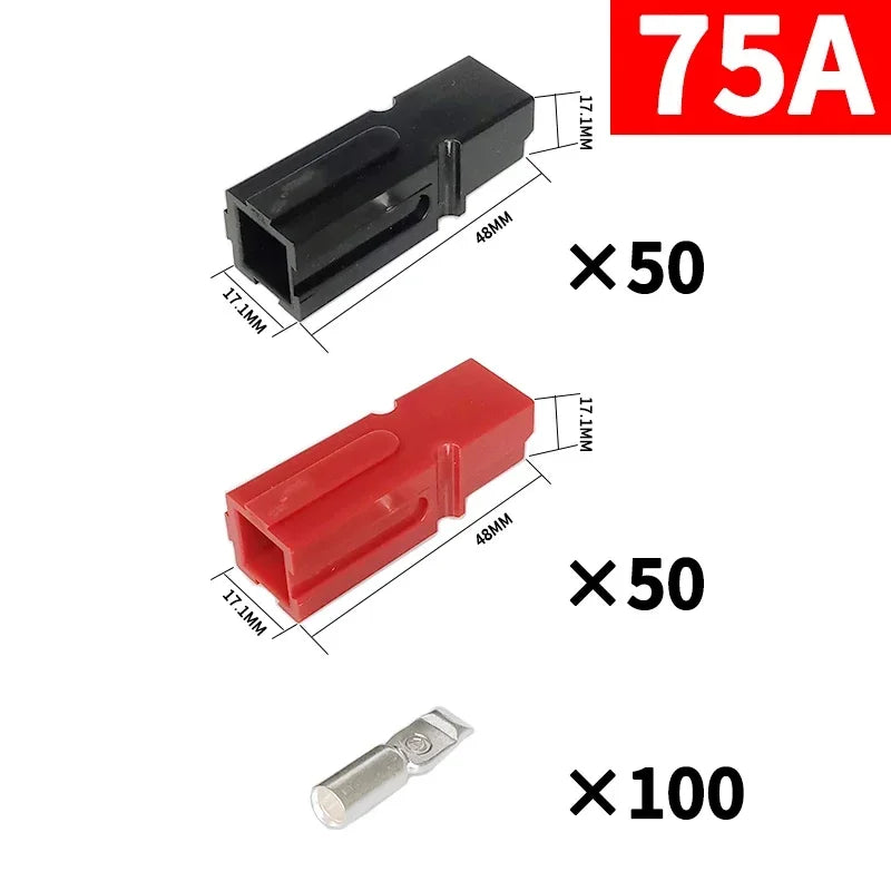 10/50/100/500 Pcs  Type Single Pole SB30 30A Plug 600V DC Battery Connector UPS Power Plug High Current Quick Plug
