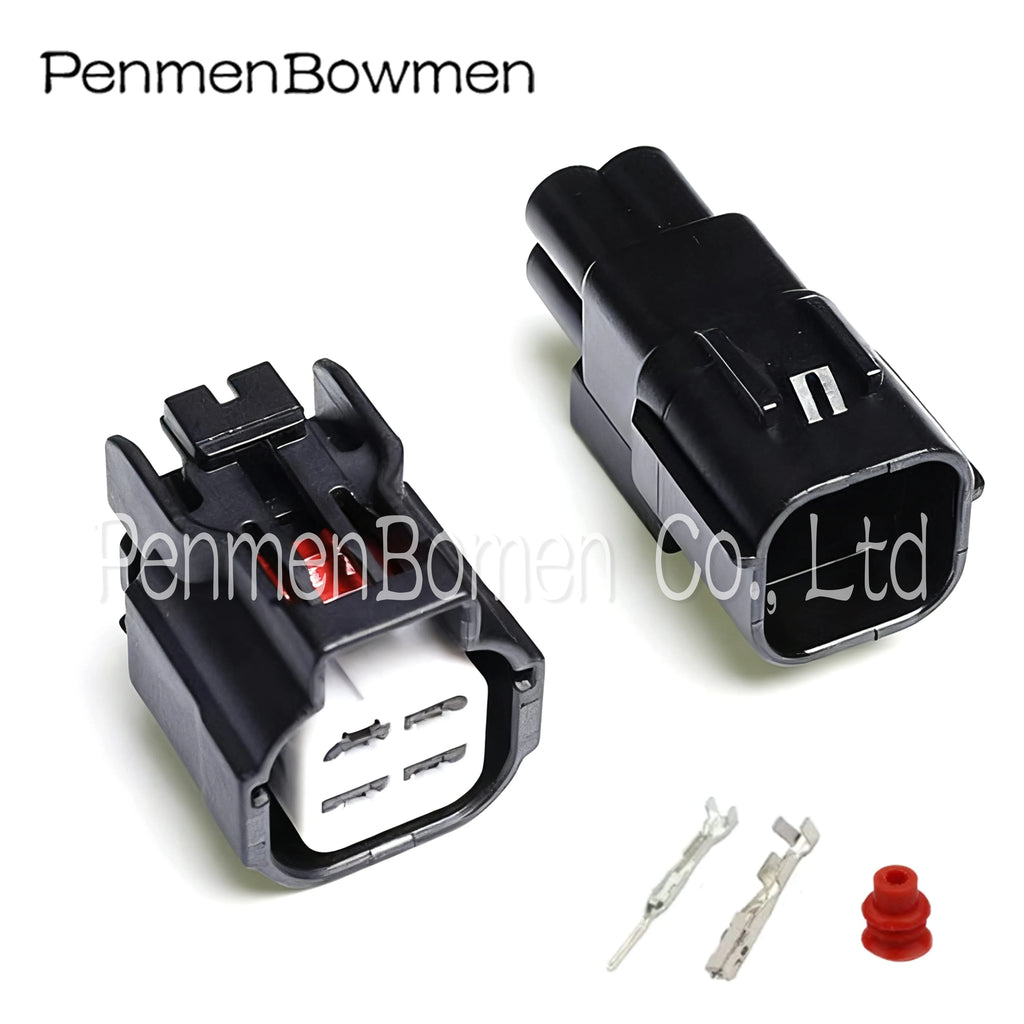 1 Set 4 Pin 6189-7600 Car Oil Water Separator Electrical Cable Connectors Waterproof Female Male Wire Harness Plug 6189-7599