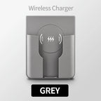 15W Wall Mount Wireless Charger, Qi Universal Fast Charging Panel for iPhone & Android, Flush AC 110–220V In-Wall Phone Charger