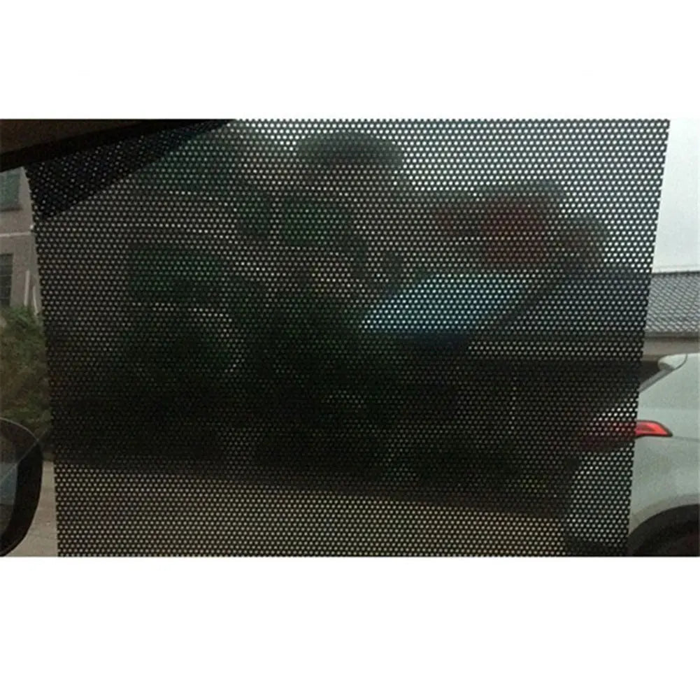 2 Pcs Sun Block Film Anti-UV Car Static Sunshade Stickers Window Glass Sunscreen Curtain Insulation Car Sunroof Solar Film Shade