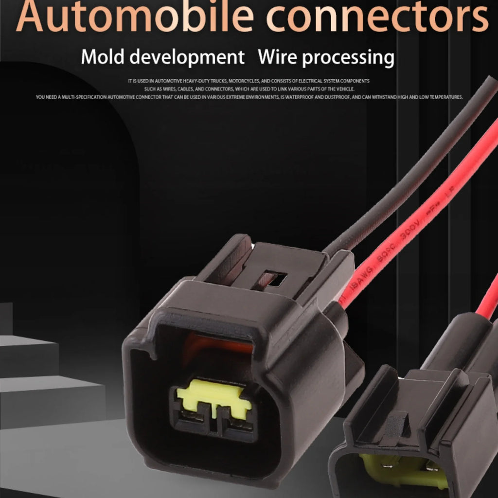 2 PIN Connector Waterproof 2.3mm Male Female Connector FW-C-2M-B FW-C-2F-B Wiring Harness