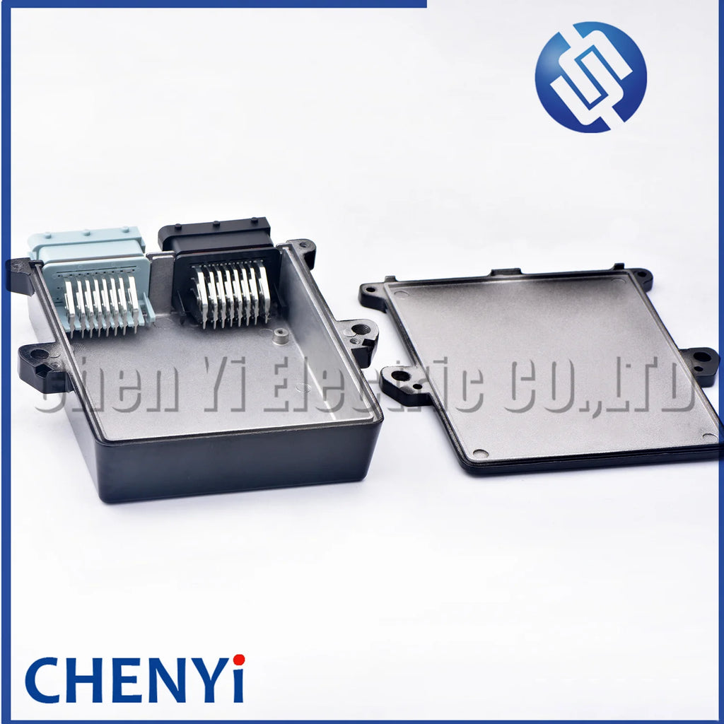 24Pin/48Pin ECU shell Aluminum PCB Box with auto connector plug car on-board controller panel circuit board connectors with Pin
