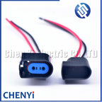 2 Pin/Way Female or Male Brake Pad Sensor Connector Wheel ABS Sensor Scoket Plug Wire Harness Pigtail 2-1437712 For Ford