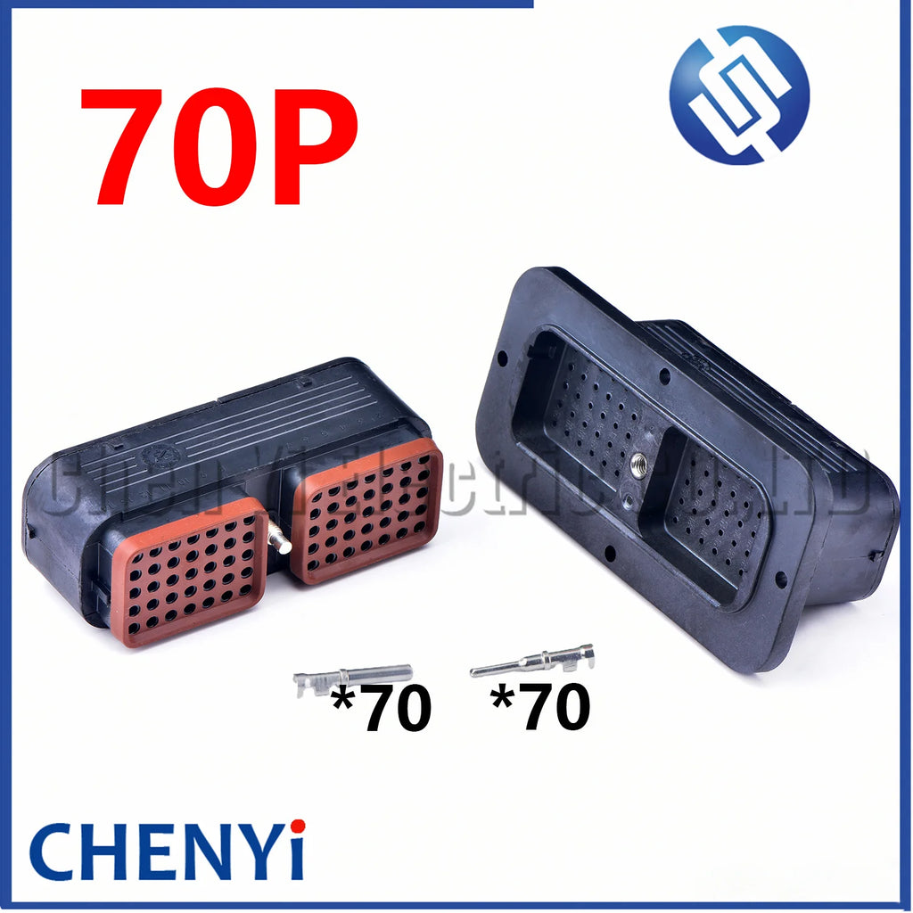 70 Pin male or Female Connector industrial plug DRC16-70SA DRC16-70S DRC12-70P DRC16-70SA-P013 DRC12-70PA With Pins For Deutsch
