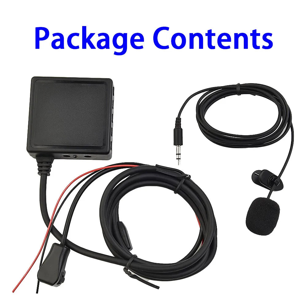 Car BT 5.0 AUX USB Music Adapter MIC Audio Cable For Pioneer Radio IP-BUS P99 P01 Bluetooth Receiver Car Kit