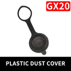 GX12 GX16 GX20 Aviation Connector Dust Cover, Threaded Protective Cap for Plug/Socket, Waterproof, Metal/Plastic Options
